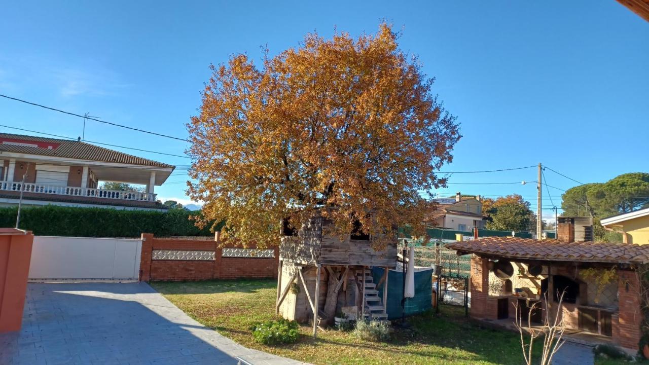 Piscina De Sal Barbacoa Wifi, Parking Gratis, 3 Min Pga Casa El Roble Villa Girona Exteriör bild