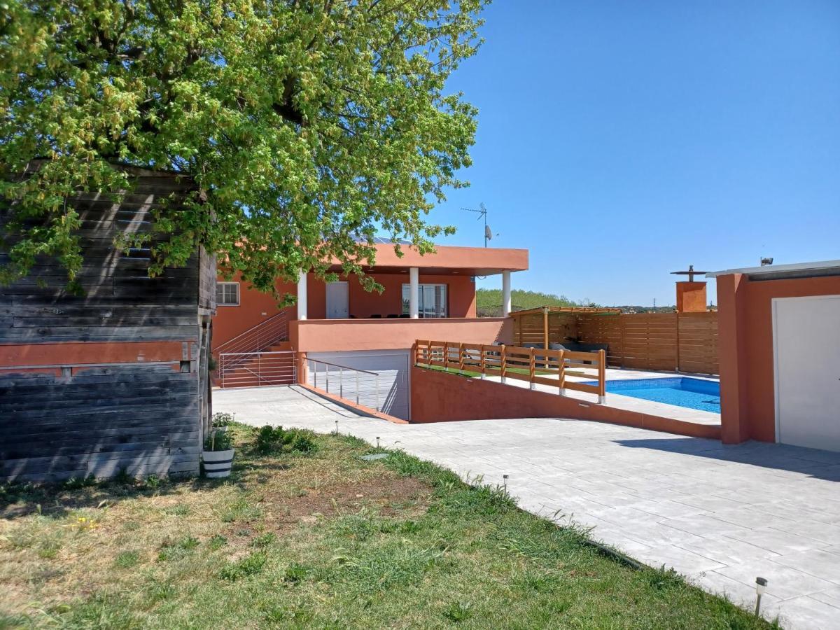 Piscina De Sal Barbacoa Wifi, Parking Gratis, 3 Min Pga Casa El Roble Villa Girona Exteriör bild